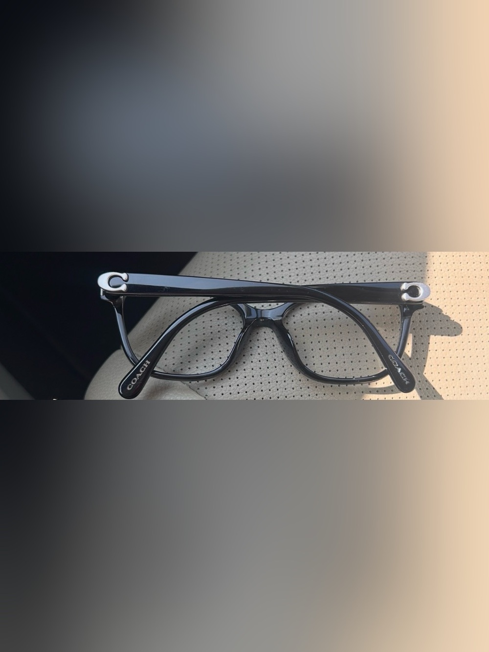 Coach Black Cat-Eye Women's Glasses
